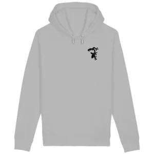 Sweat capuche face logo grenouille