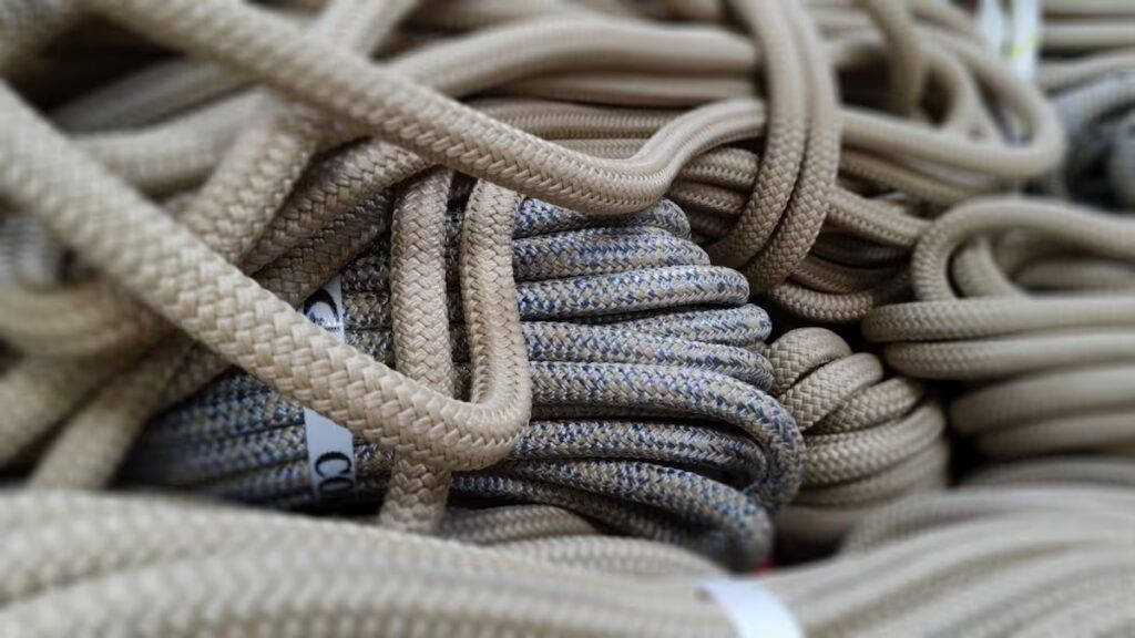 Cordages lancelin beige et bleu