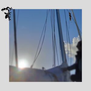Coucher de soleil à bord