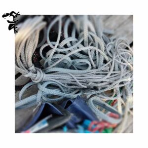 Dyneema et sac de matossage sur ponton