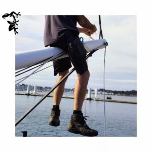 Gréeur DEN-RAN sur un outrigger d'un imoca à lorient