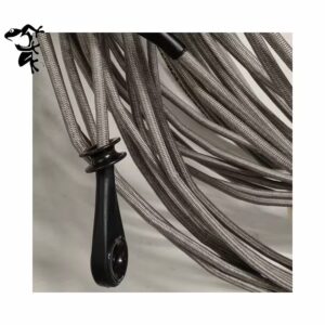 câble textile gainé avec cosse et anneau antal