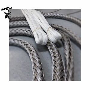 sheathed dyneema loops made in our workshop