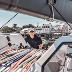 Armel Tripon skipper of Les p'tits doudous