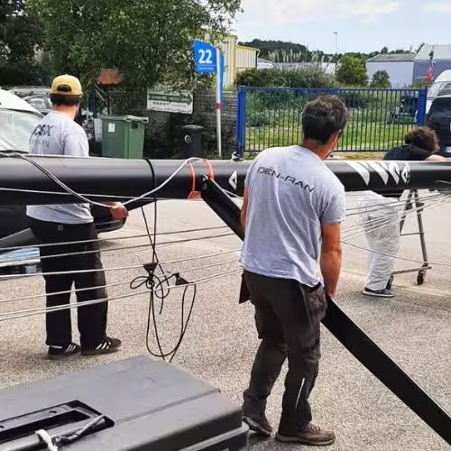DEN-RAN technician for mast transport operations