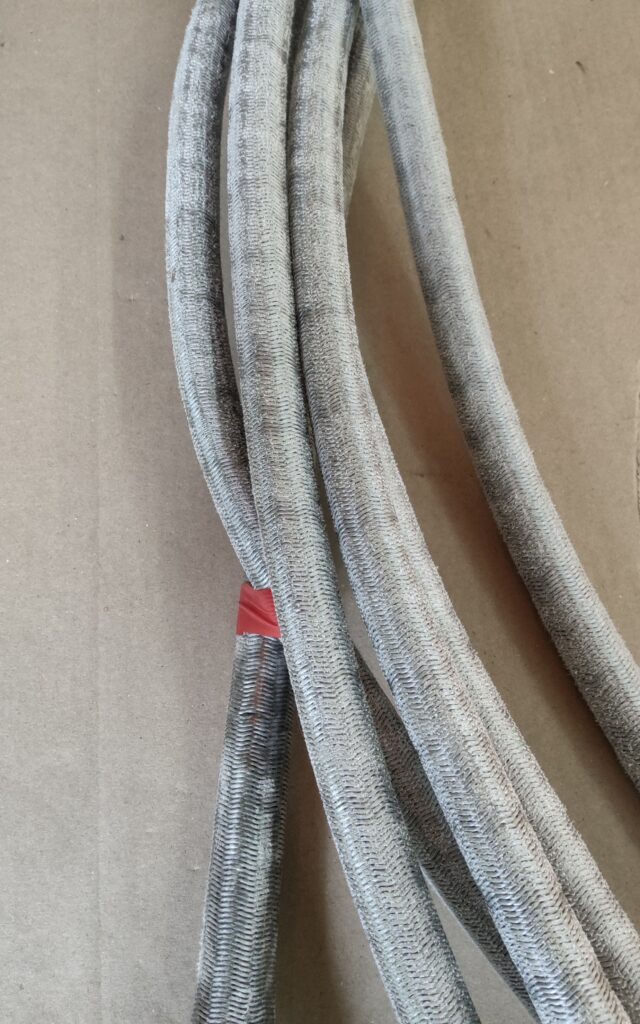 signe d'usure câble textile